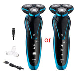 Men Electric Shaver Floating Razor Wet Dry Waterproof Cordless USB Rechargeable Beard Trimmer Washable